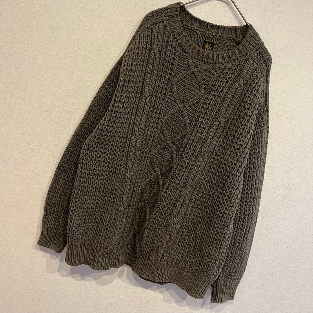 【美品】steven alan 別注 BATONER 21AW ケーブルニット
