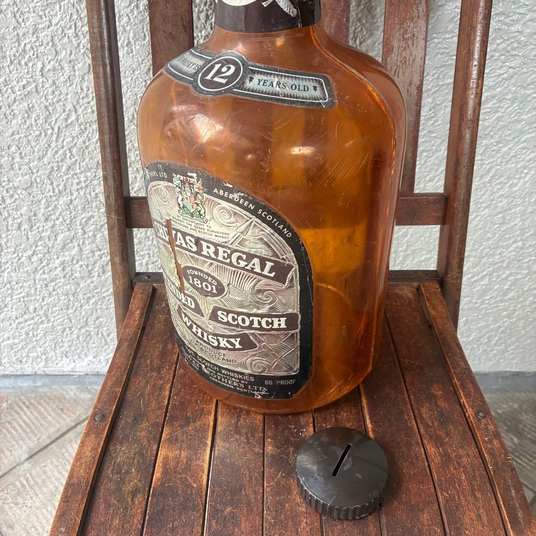 貴重BIG！50's〜スコッチウイスキー貯金箱　店舗アメリカアンティーク酒USA