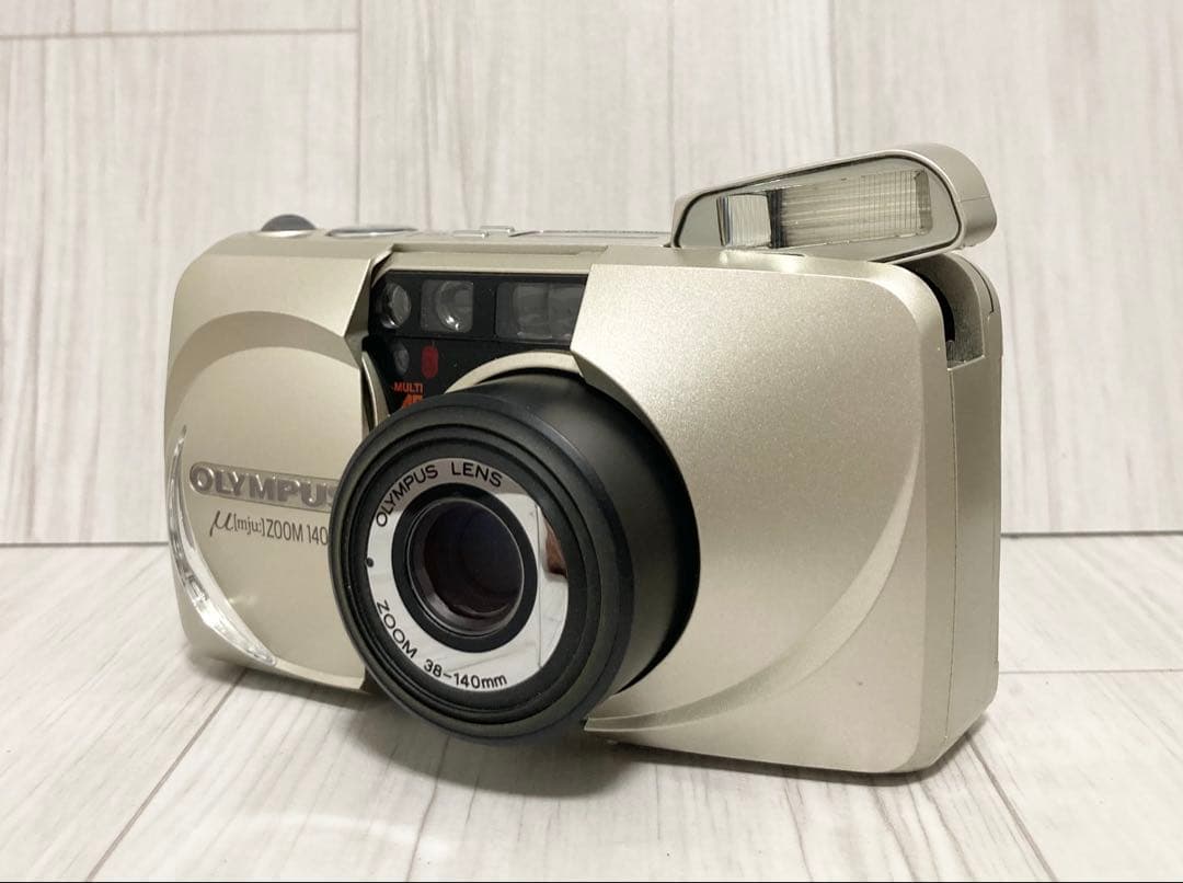 『動作確認済み』OLYMPUS μ【mju：】ZOOM 140 フィルムカメラ