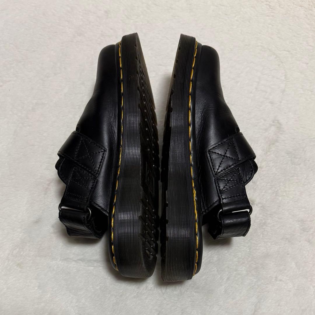 美品 Dr.Martin JORGE II 厚底 サンダル UK4 ブラック