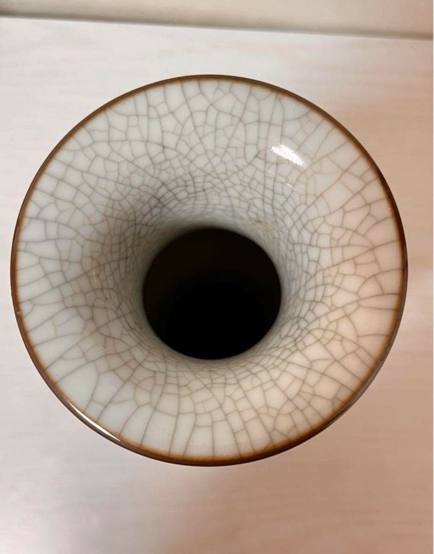 中国景徳鎮　粉彩花鳥文　壺　骨董品　花器　インテリア　花瓶