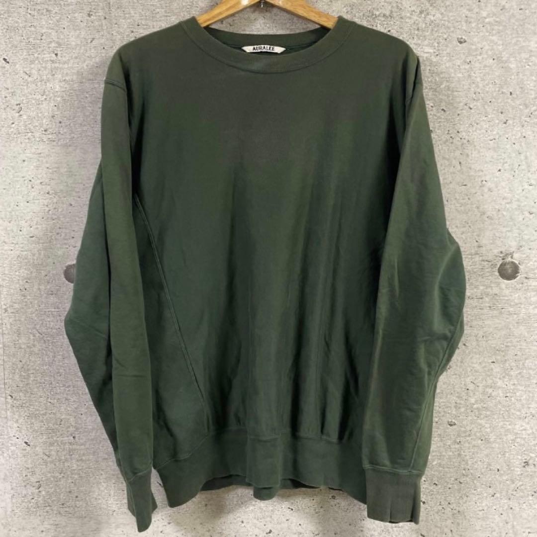 s*.様 AURALEE SUPER HIGH GAUZE SWEAT BIG