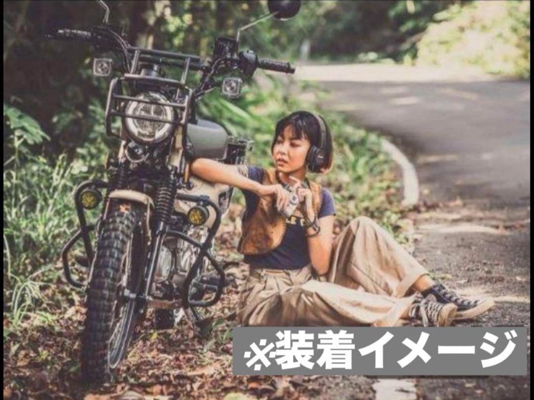 最新型 ハンターカブ CT125 極太ヘッドライトガード＆フロントキャリア2点