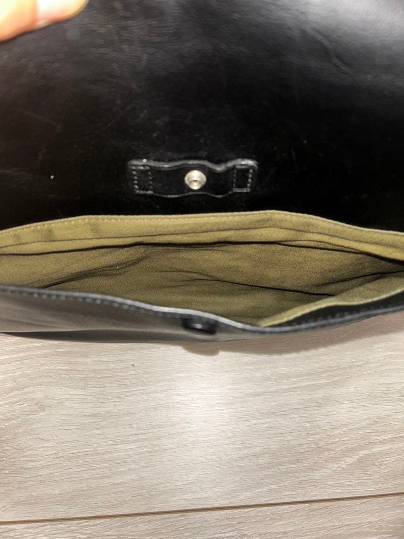 PORTER CLASP ショルダーバッグ L ブラック