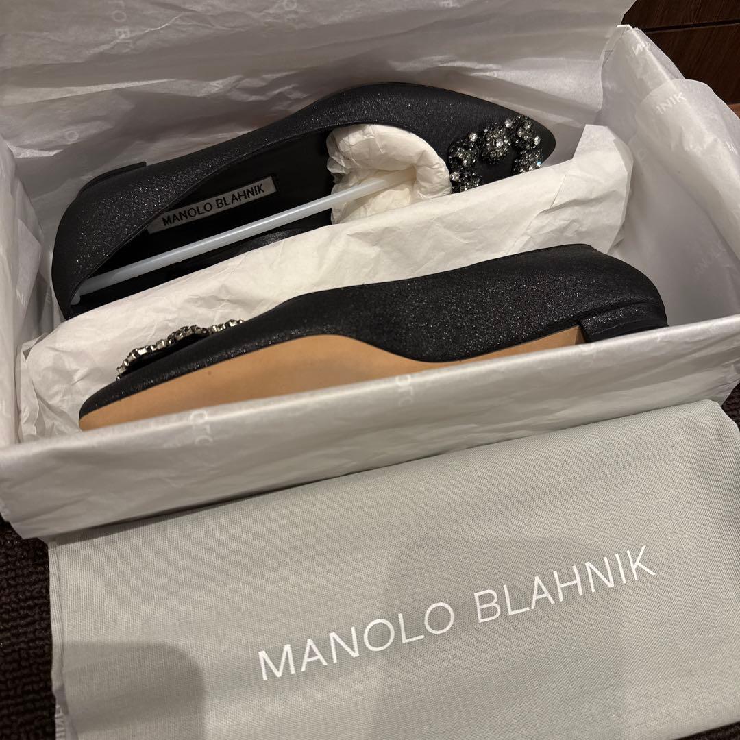 マノロ マノロブラニク ハンギシ フラット 35 黒