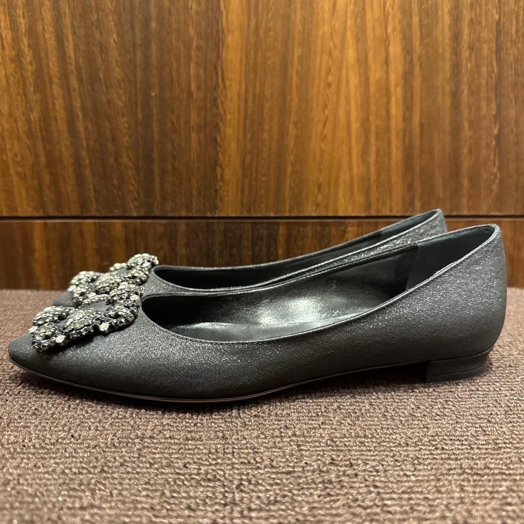 マノロ マノロブラニク ハンギシ フラット 35 黒