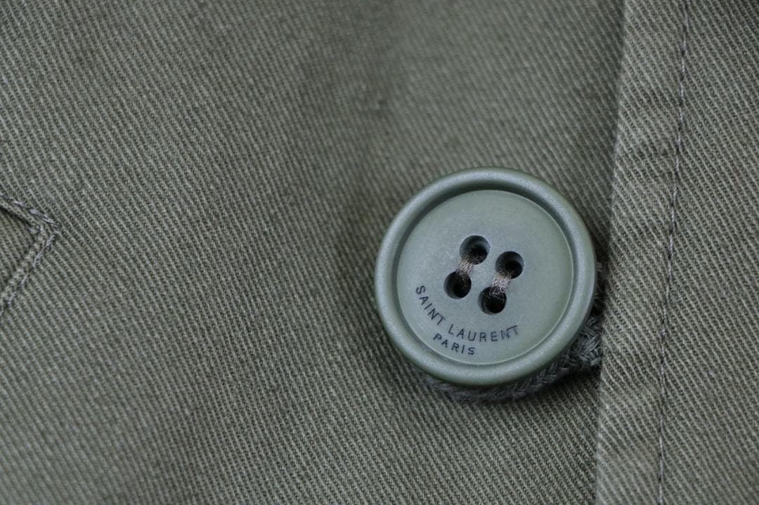 新品未使用 19aw saint laurent parisムートンコートカーキ