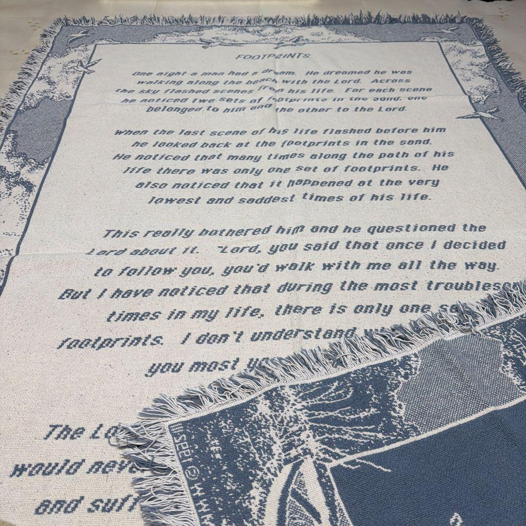 詩　マルチカバー　ソファカバー　ヴィンテージラグ　175x118