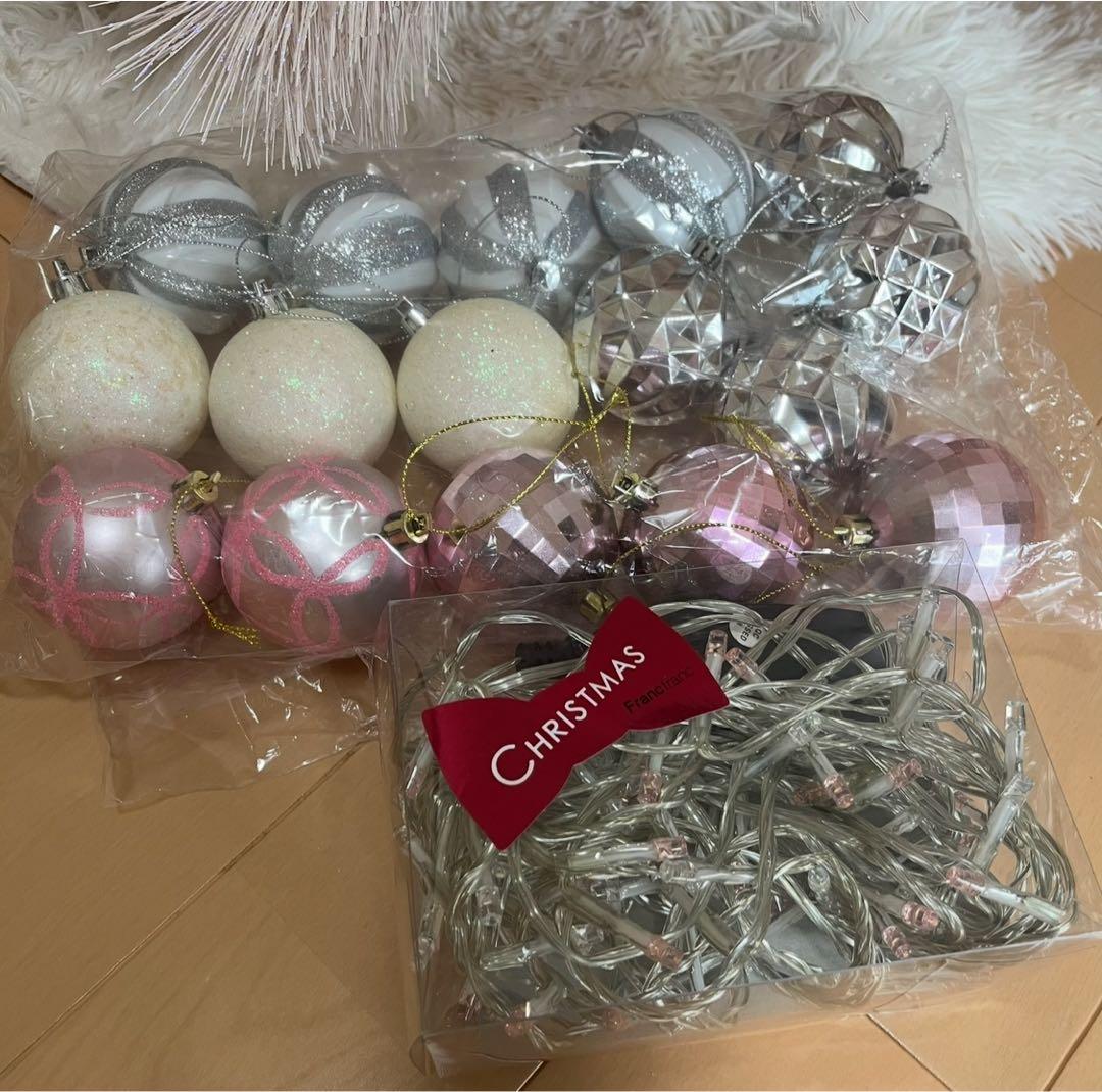 Francfranc / ピンク クリスマスツリー LEDライト オーナメント