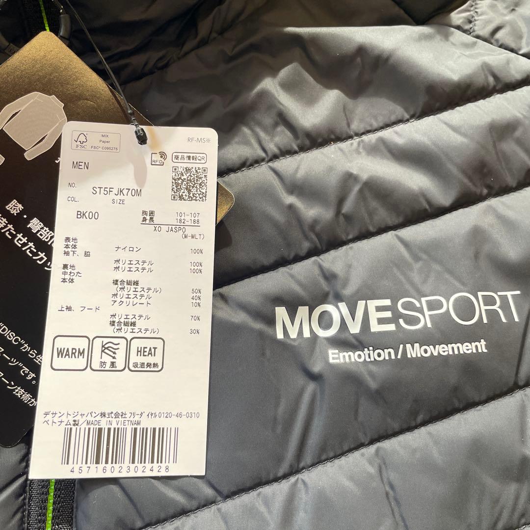 【新品未使用/XO】デサントMOVE SPORT ST5F-JK70M BK00