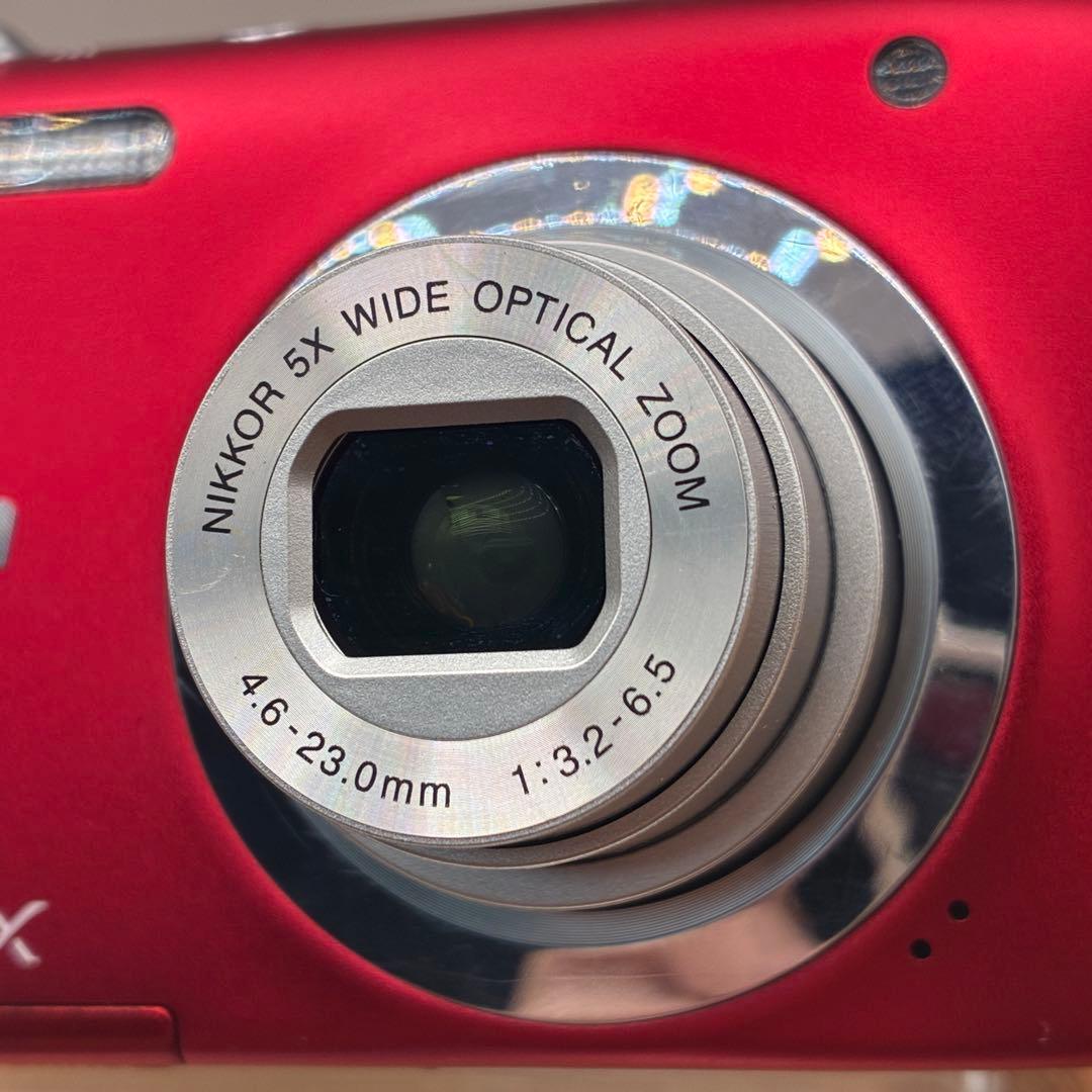 【シャッター不良】Nicon COOLPIX A100 レッド