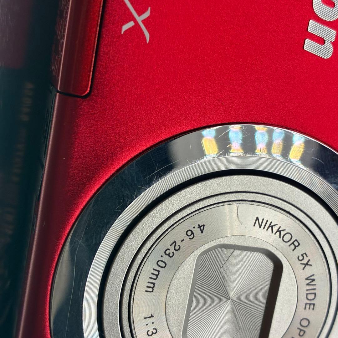 【シャッター不良】Nicon COOLPIX A100 レッド