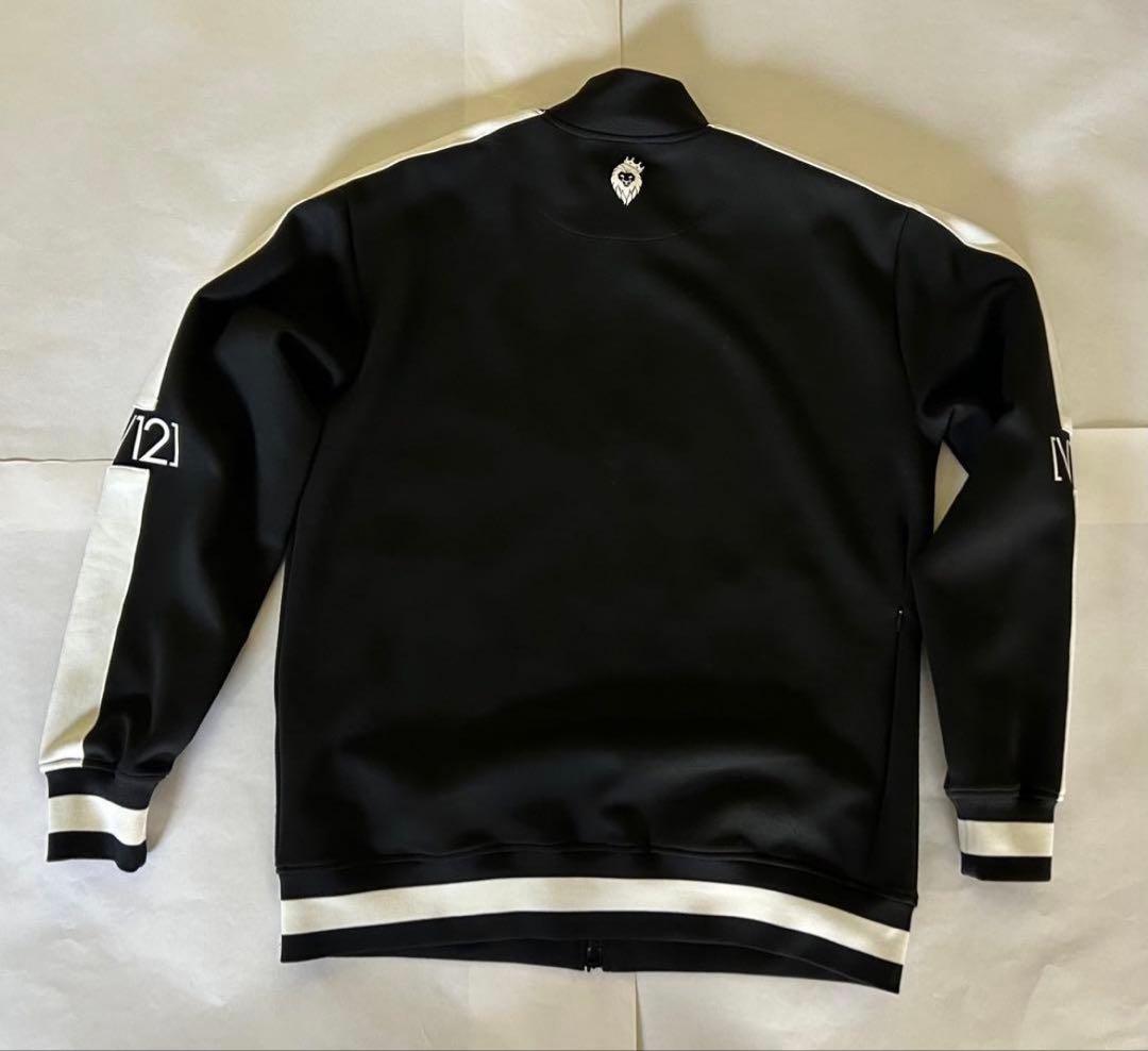 V12 ブラック ジップアップジャケット　Lサイズ