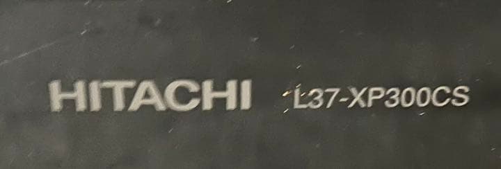 テレビ HITACHI Wooo XP300CS L37-XP300CS