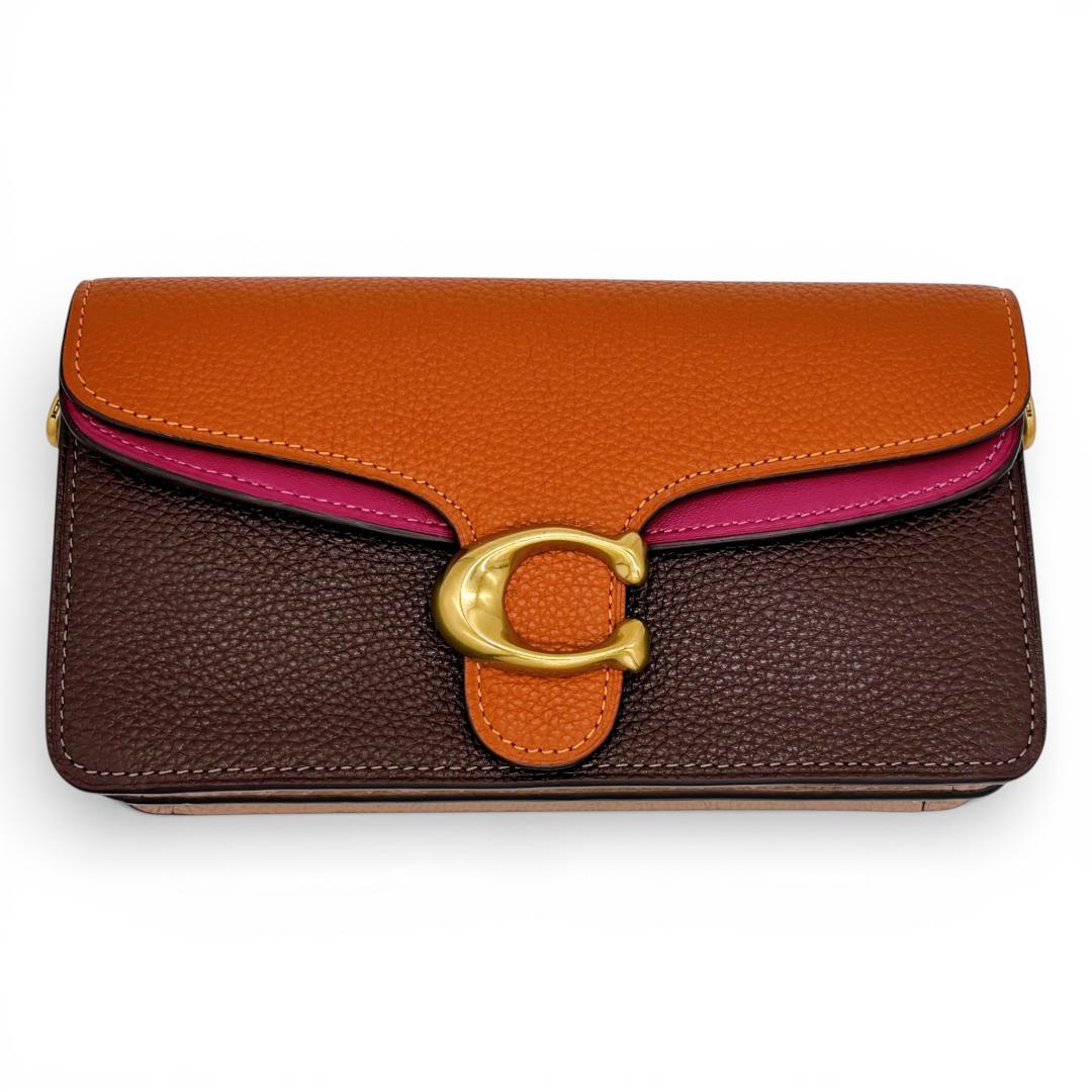 【美品✨】コーチ タビー クロスボディバッグ カラーブロック