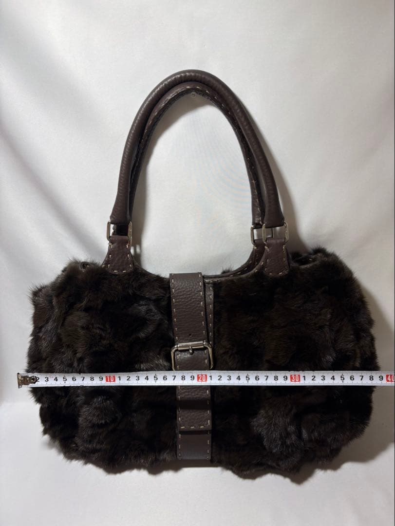 n*n様 FENDI フェンディ ハンド　バック　ミンクファーバッグ セレリア
