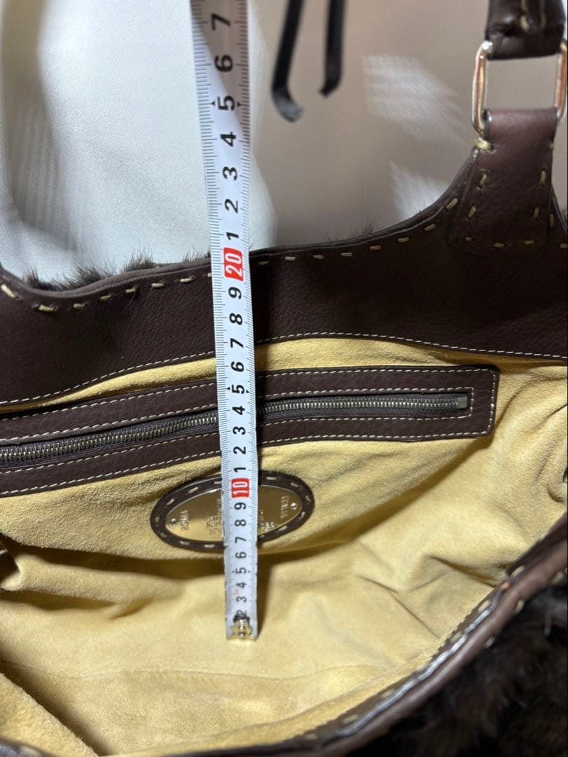 n*n様 FENDI フェンディ ハンド　バック　ミンクファーバッグ セレリア