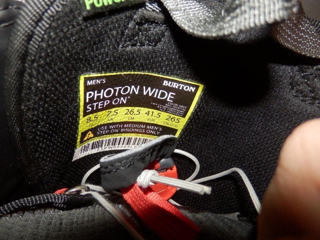 バートン ステップオン PHOTON WIDE 26.5cm ビンディング付