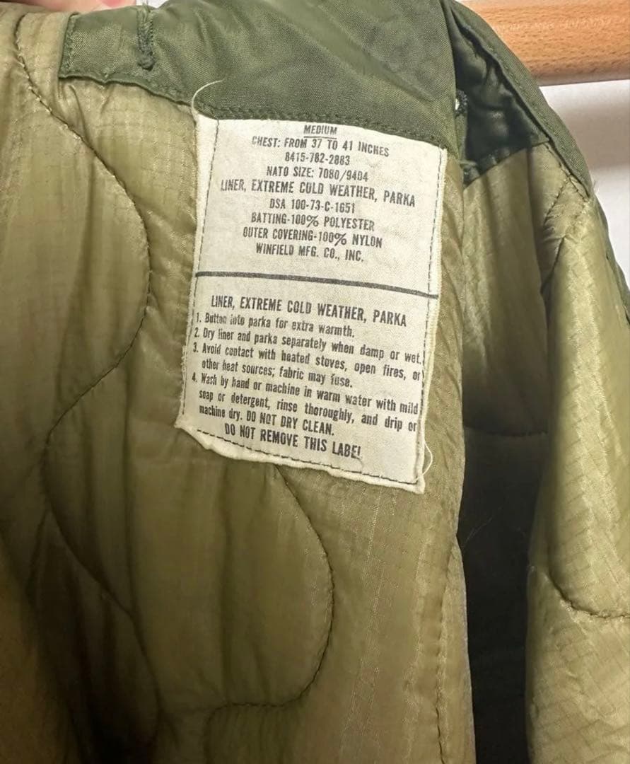 70's m65フルセット　フィッシュテールパーカー モッズコート M-65