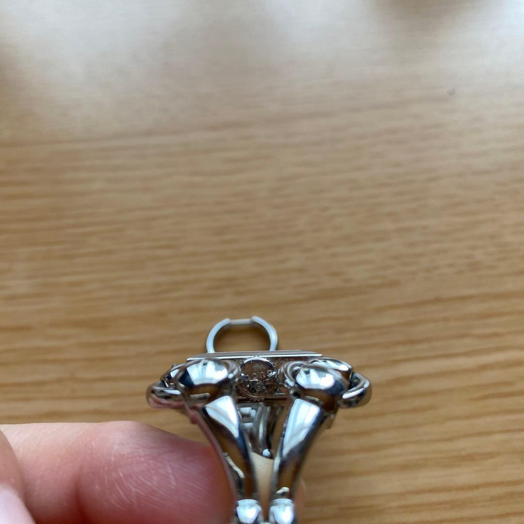 ジャンク品　GUCCI ステンレススチール スクエア時計