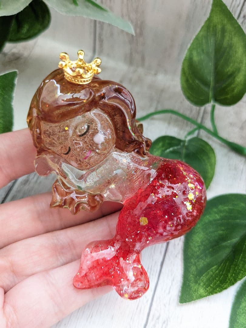 【Milky】ペリドット✕プレナイトのユニコーン形オルゴナイト☆他８点