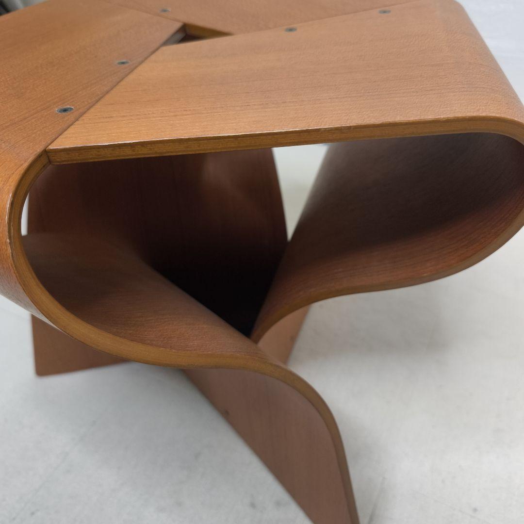 美品　マッシュルームスツール　天童木工