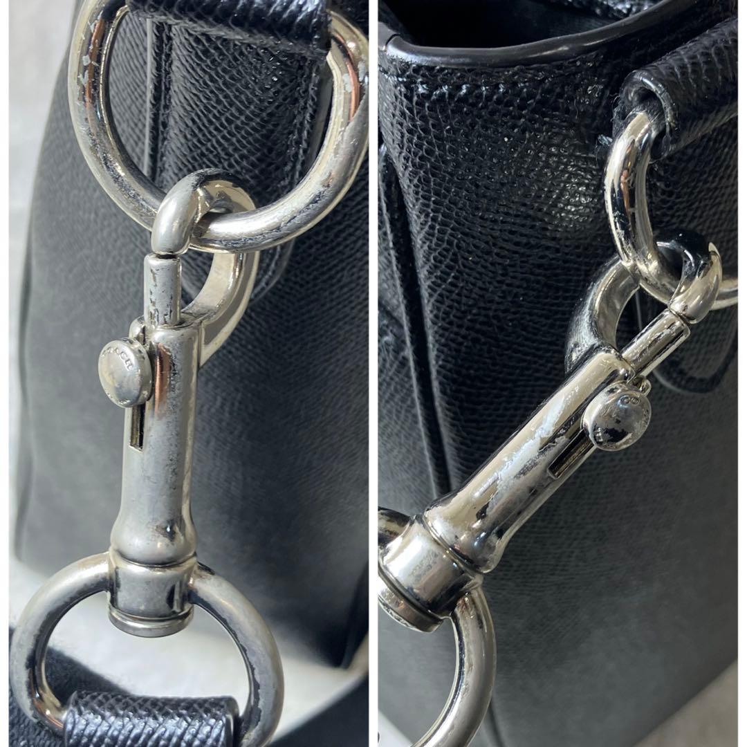 コーチ✨メトロポリタン 2way ３室 A4 ビジネスバッグ サフィアーノレザー