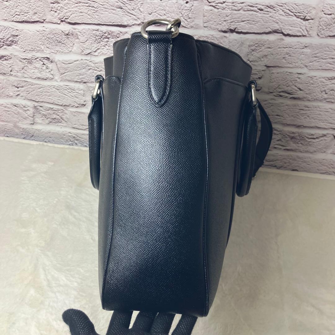 コーチ✨メトロポリタン 2way ３室 A4 ビジネスバッグ サフィアーノレザー