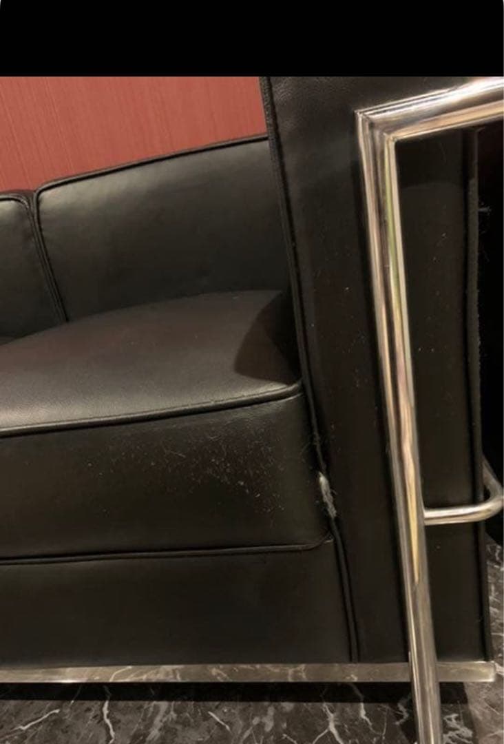 最終値下げ【送料込】ル・コルビュジエ LC2 3P ソファ