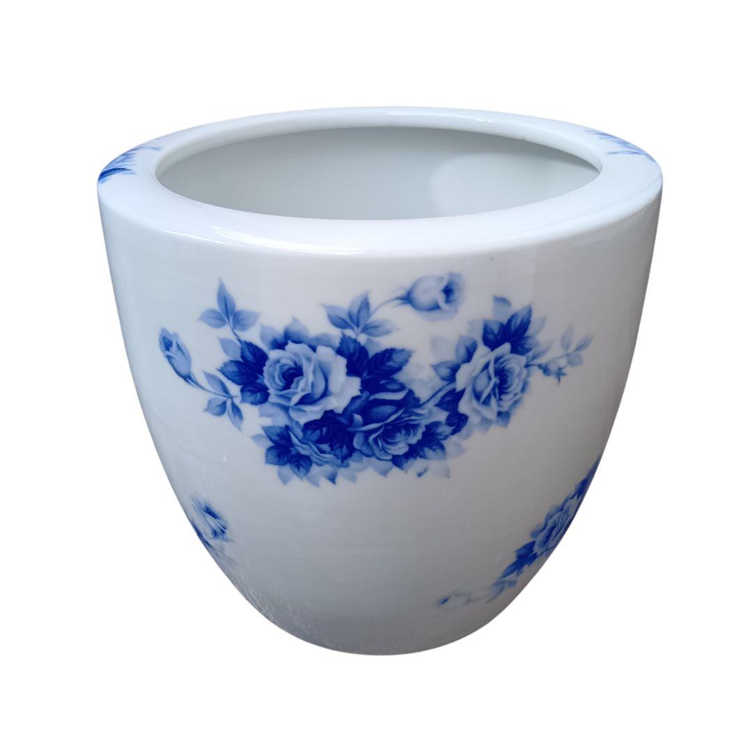 オールドノリタケ　火鉢　ブルーローズ　②