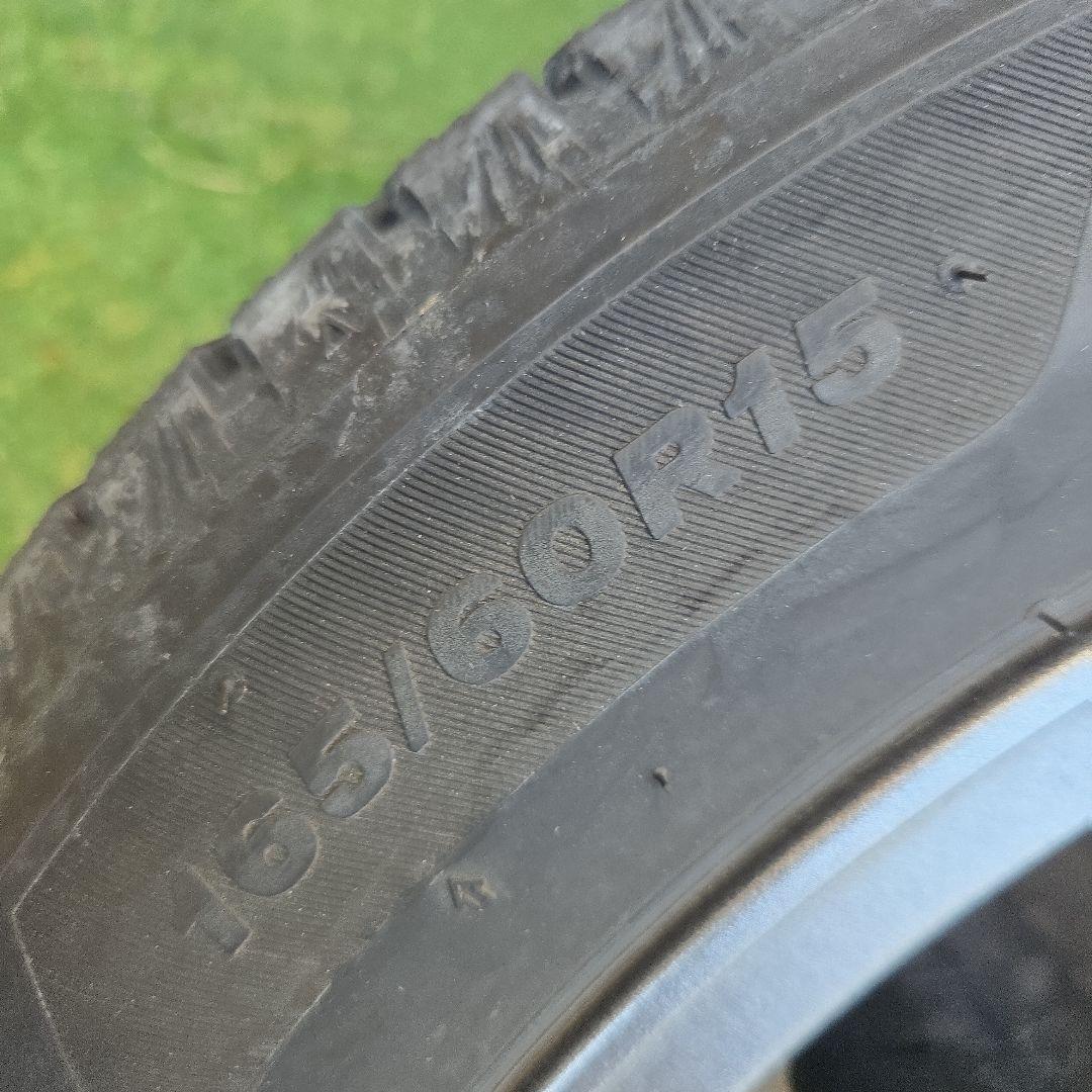 ナット付き！ ハスラー等 スタッドレス VRX3 15インチ ホイール4本セット