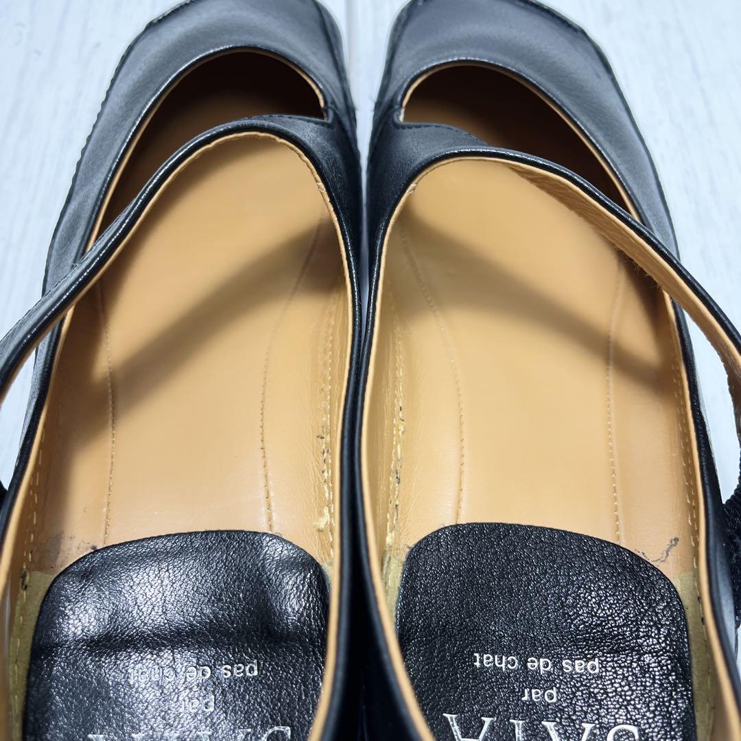 SAYA 23㎝ フラットシューズ 本革 メリージェーン