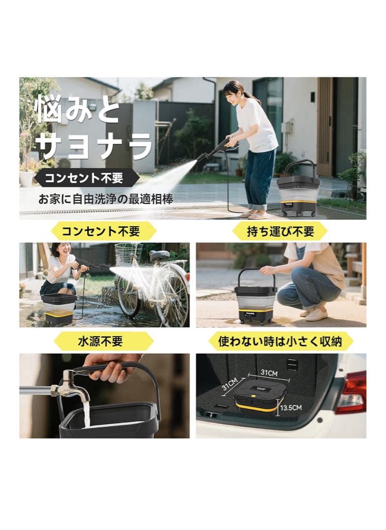 Yoeyang 高圧洗浄機 8MPa 13L