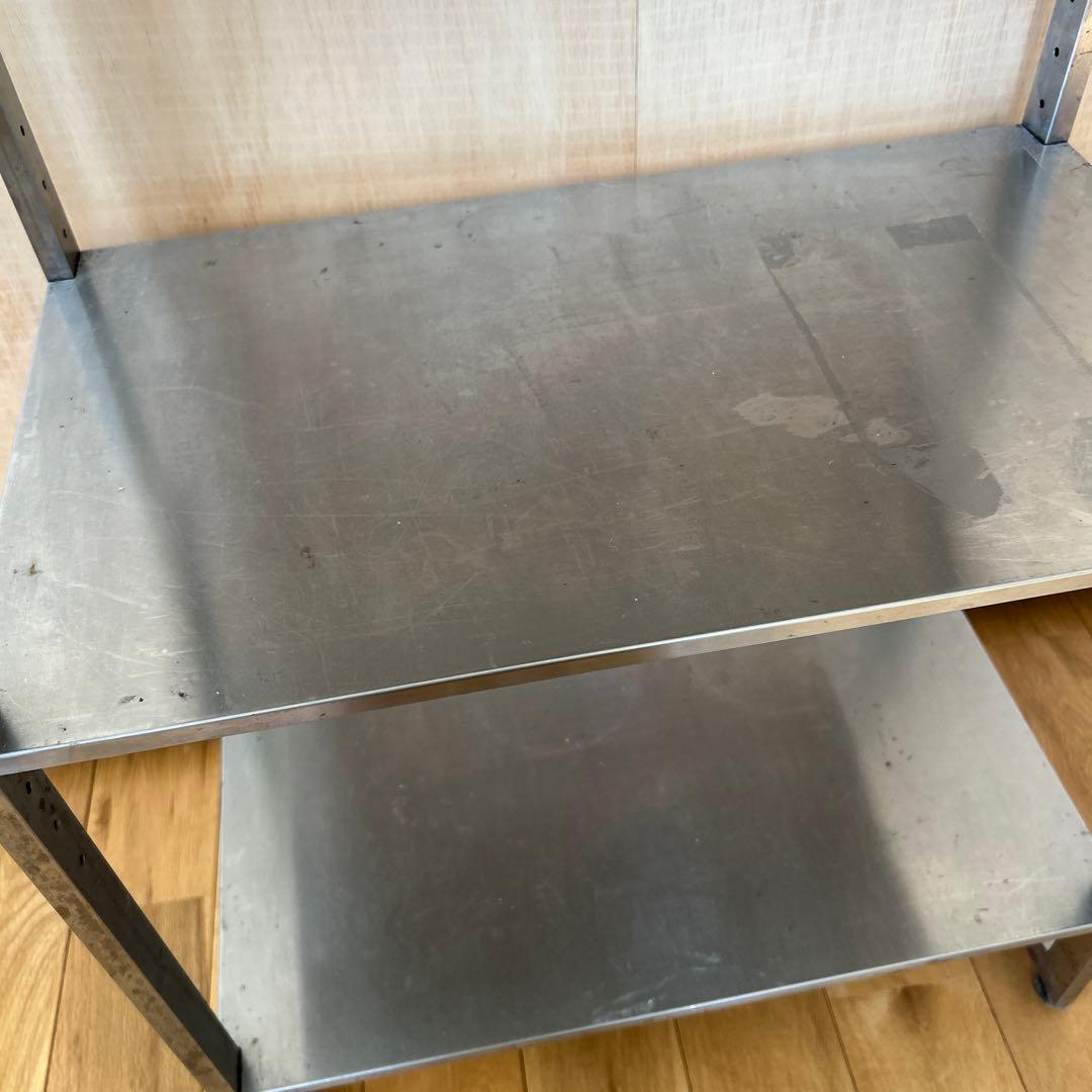 IKEA ステンレススチール製 3段メタルラック