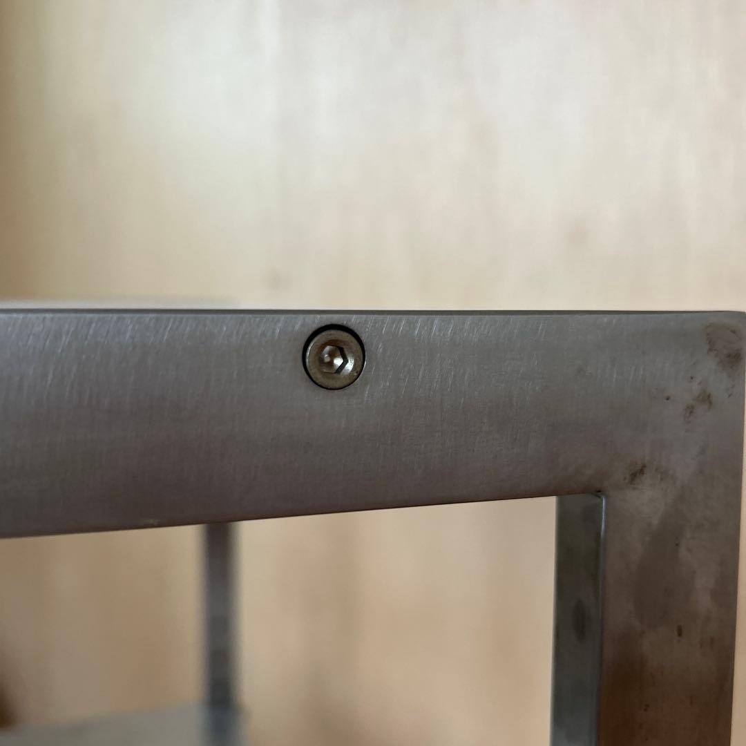 IKEA ステンレススチール製 3段メタルラック