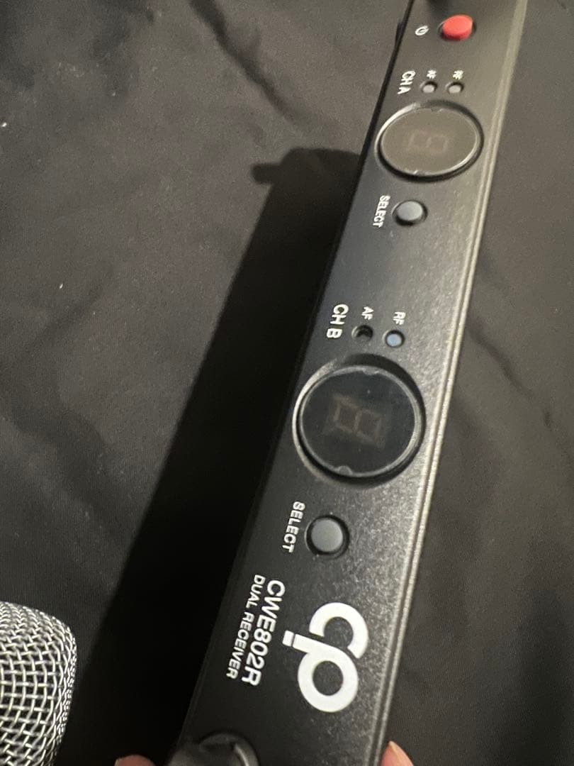 美品　ワイヤレスマイクセット　CWE802R. CWE800M