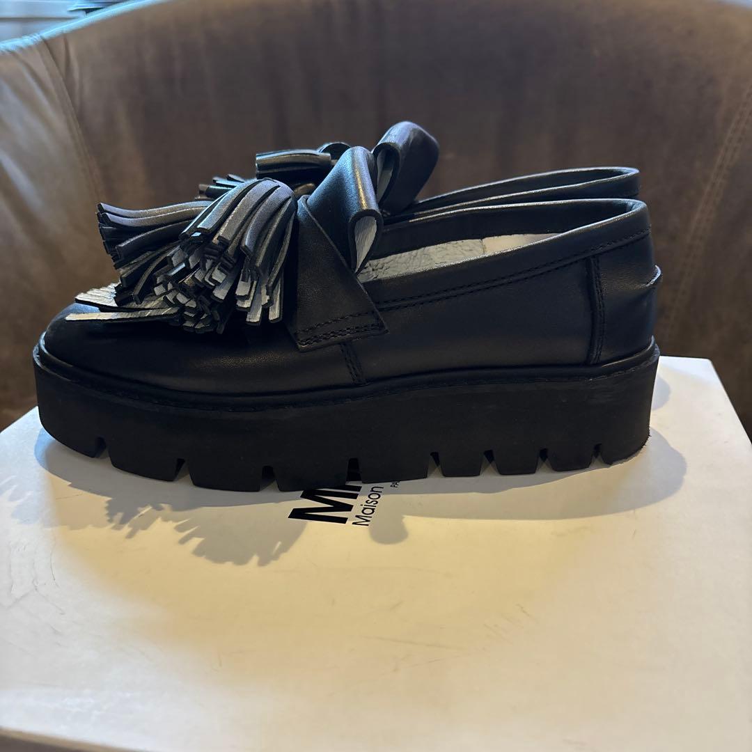 Maison Margiela フリンジローファー ブラック36サイズ