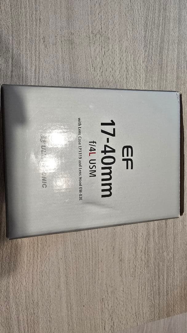 レンズ(ズーム) Canon EF 17-40mm f/4L USM