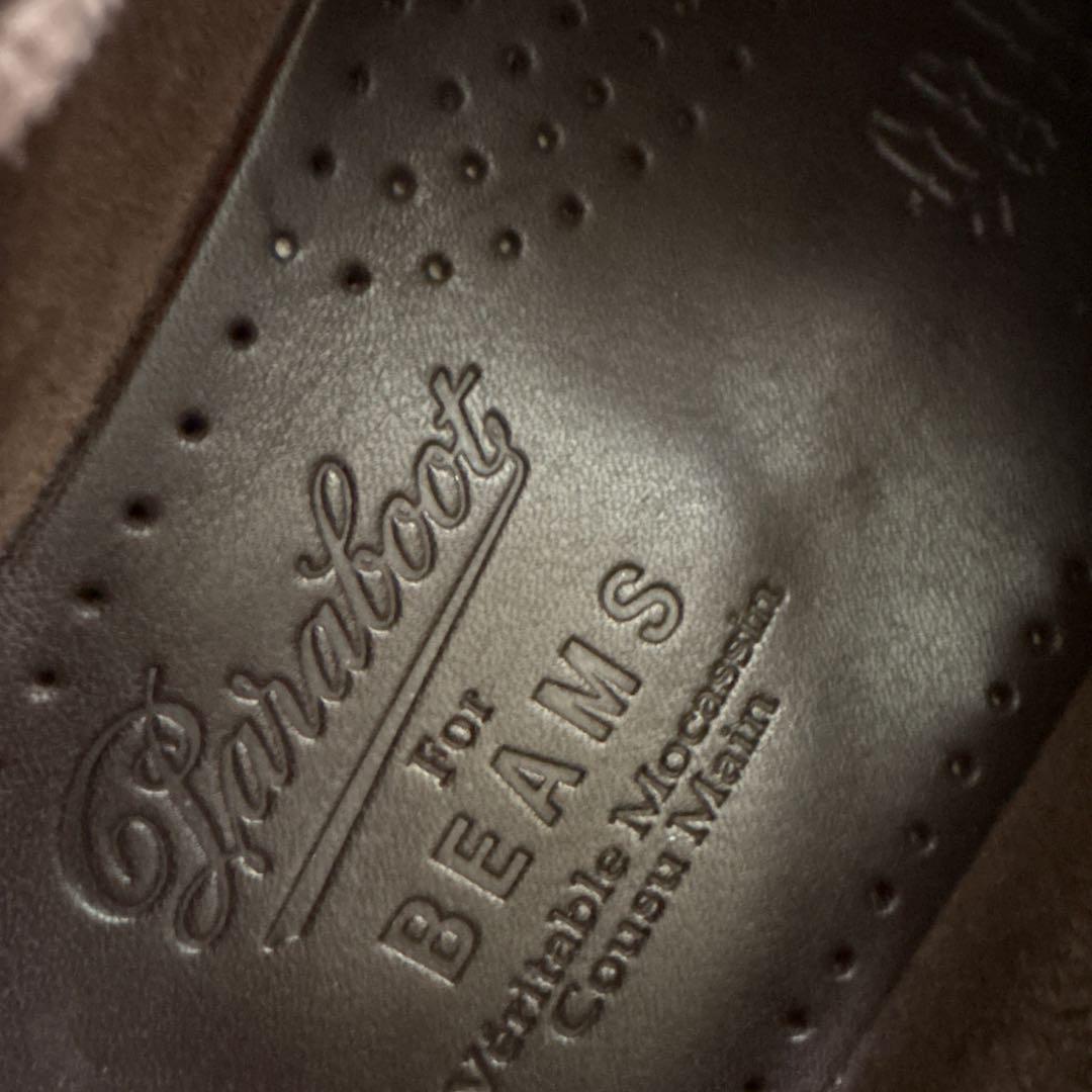 美品！Paraboot BEAMS別注 ローファー 本革