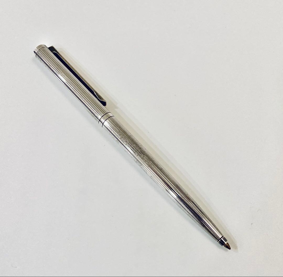 ドイツ製◆ダンヒル 高級ボールペン シルバー dunhill モンブラン製造