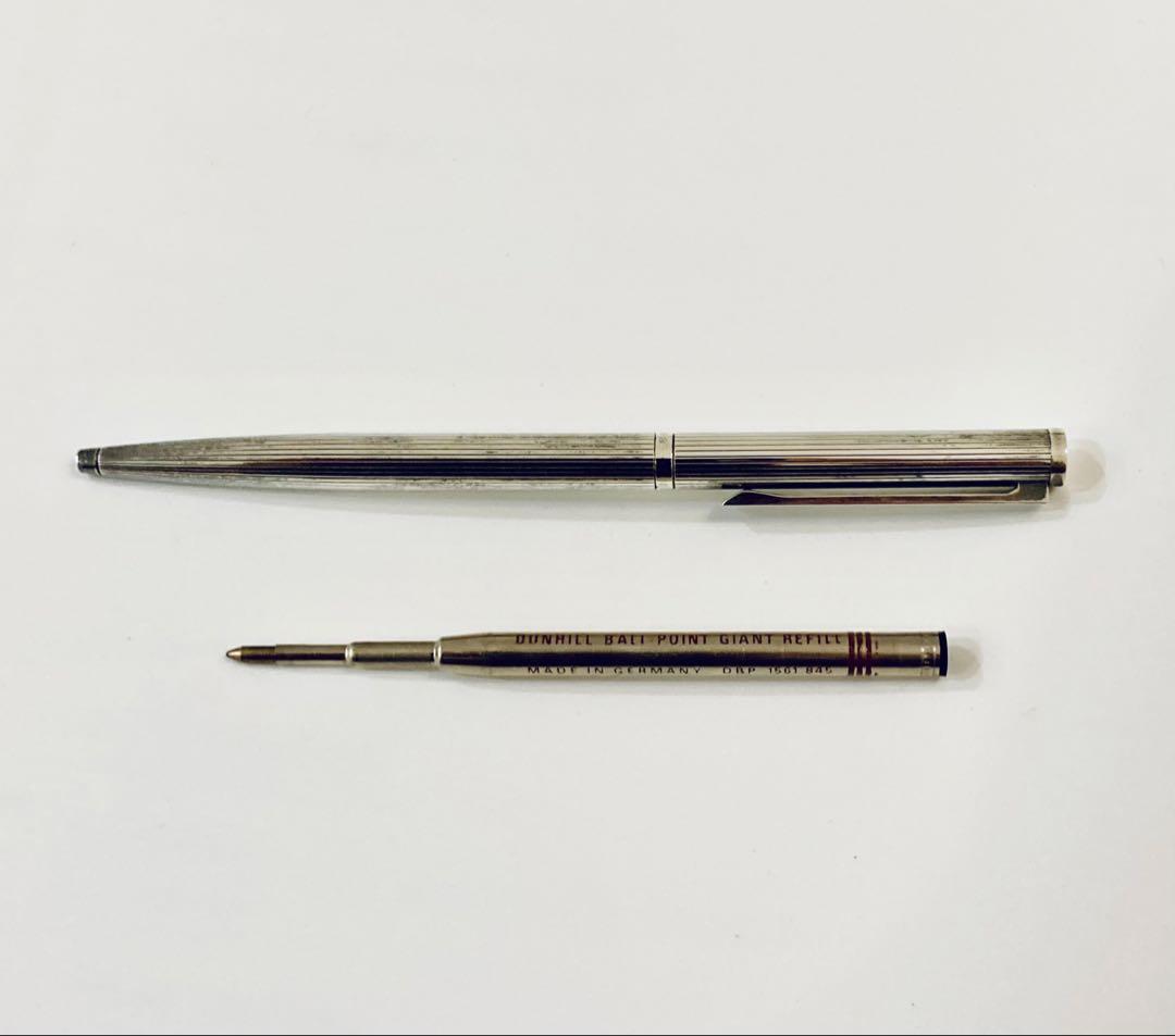 ドイツ製◆ダンヒル 高級ボールペン シルバー dunhill モンブラン製造