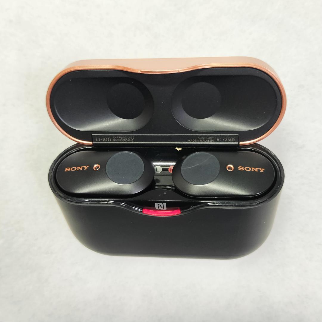 SONY WF-1000XM3 ブラック/ゴールド　全電池交換品　 とにかく綺麗