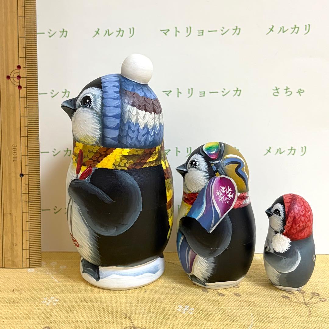 ロシア　マトリョーシカ　ペンギン　スヴェトラーナ・ニコラエヴァ　スキー　スケート