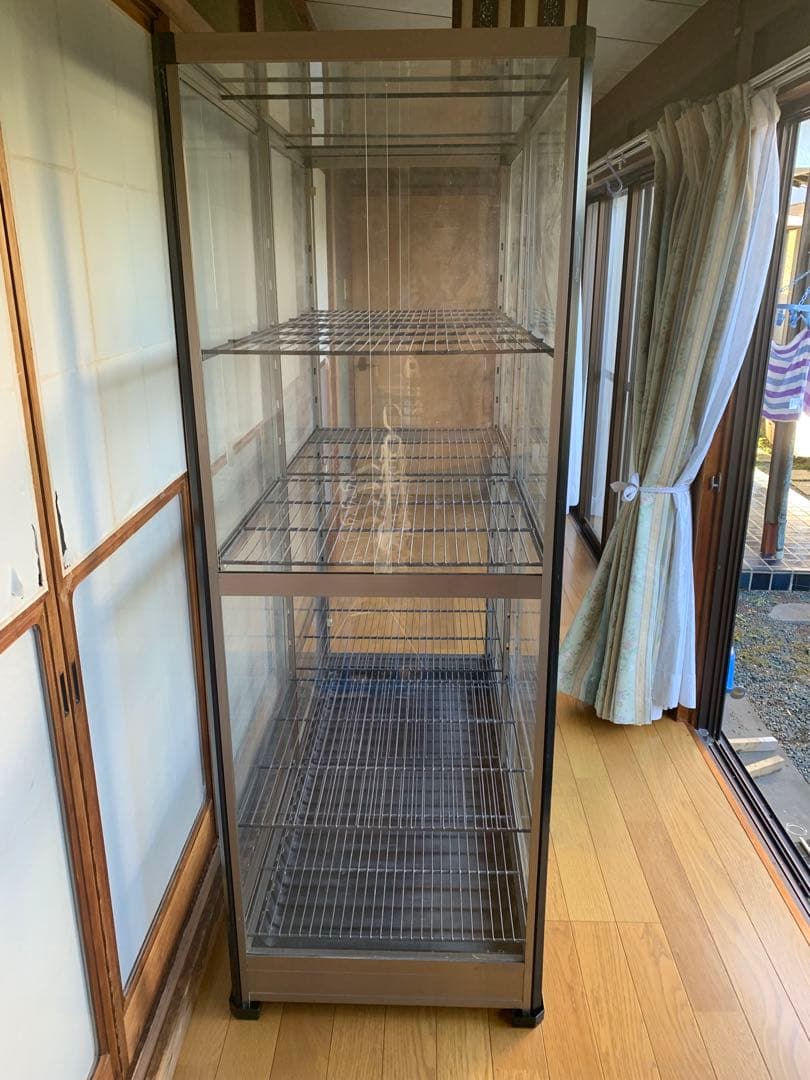 昭和アルミ　透明ガラス製ショーケース