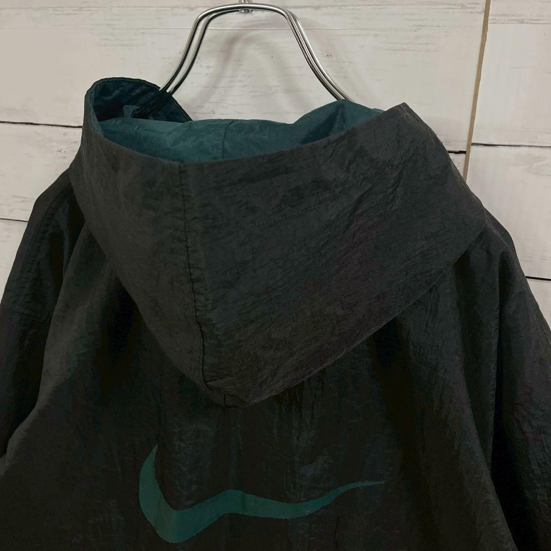 1【人気Lサイズ】ナイキ☆銀タグ ハーフジップ ナイロンジャケット☆7313