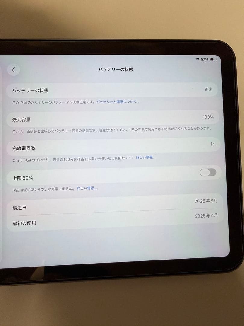 iPad mini（A17 Pro） 本体