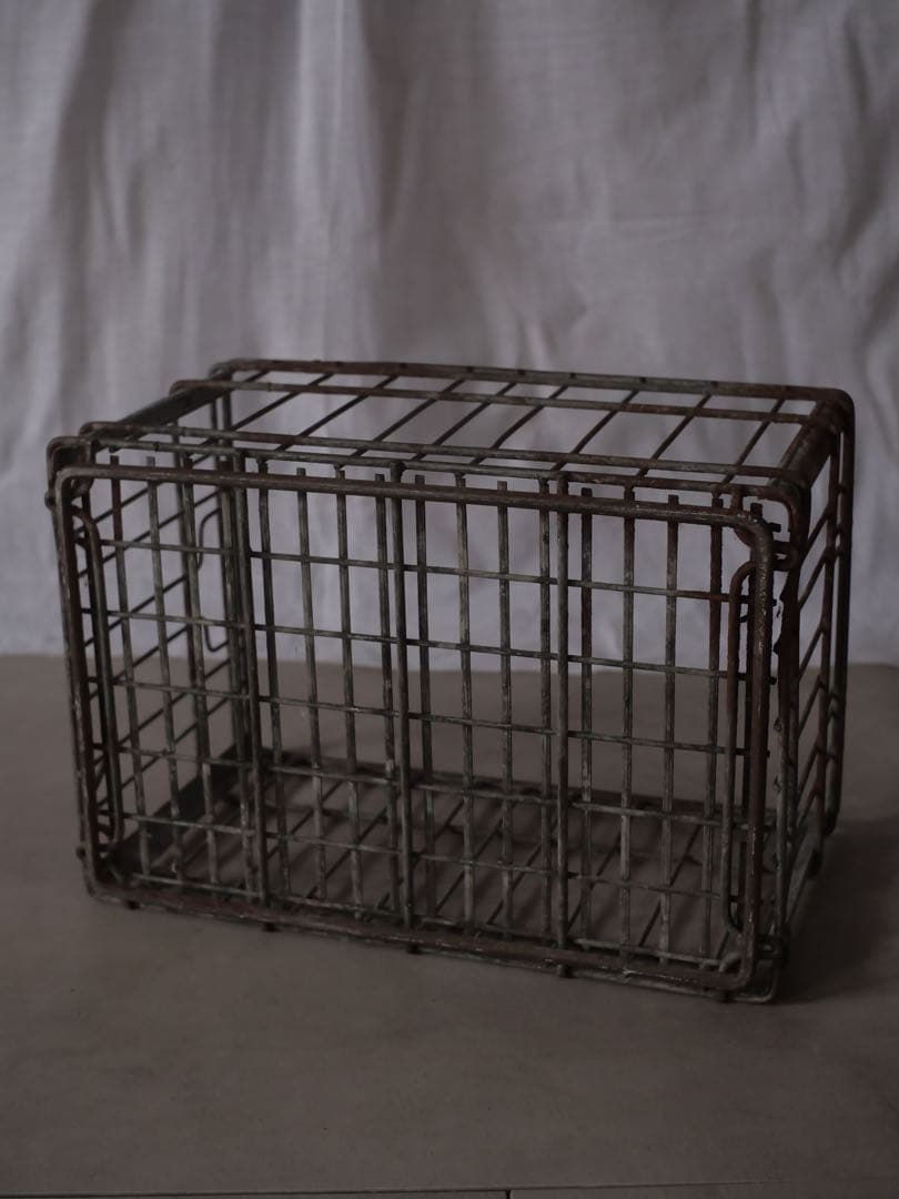 アメリカ製　アイアン　ビンテージ　収納　古家具　古道具　アンティーク　昭和レトロ