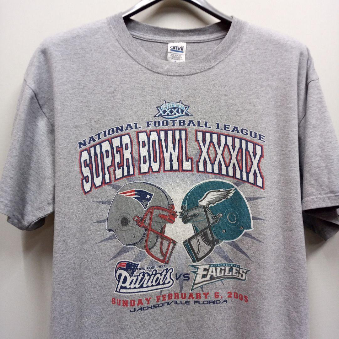 NFL スーパーボウル 2005 ペイトリオッツ イーグルス Tシャツ