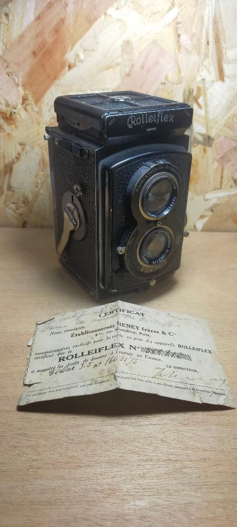 Rollei Rolleiflex 新品発売当初の保証書