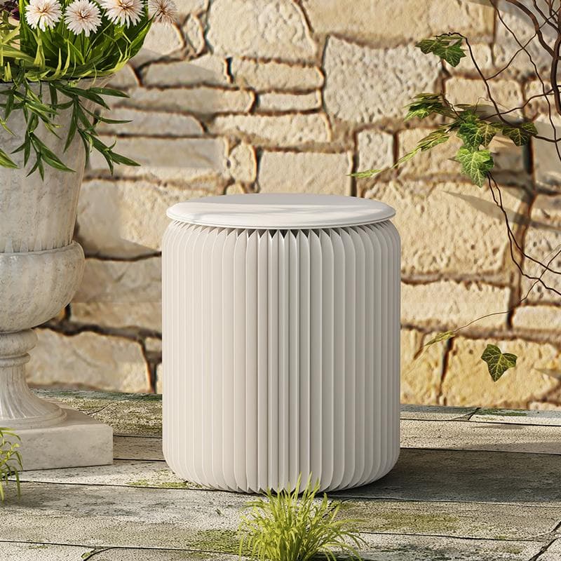 ペーパースツール2点セット椅子クッション付き折りたたみスツール待合室美容室玄関